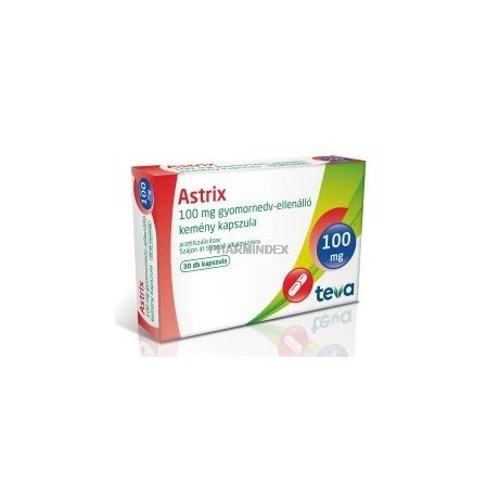 ASTRIX 100 mg gyomornedv-ellenálló kemény kapszula 30 db
