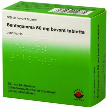 BENFOGAMMA 50 mg bevont tabletta 100 db
