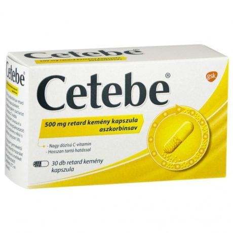 CETEBE 500 mg retard kemény kapszula 30 db