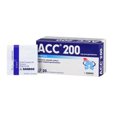 ACC 200 mg pezsgőtabletta 20 db