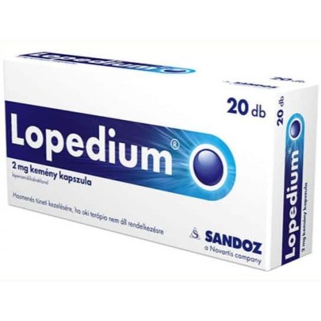 LOPEDIUM 2 mg kemény kapszula 20 db