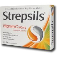 STREPSILS VITAMIN C 100 mg szopogató tabletta 24 db