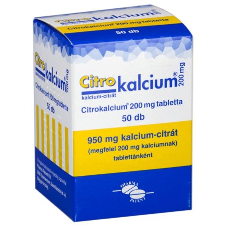 CITROKALCIUM 200 mg tabletta 50 db