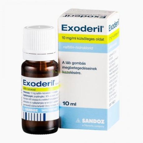 EXODERIL 10 mg/ml külsőleges oldat 10 ml