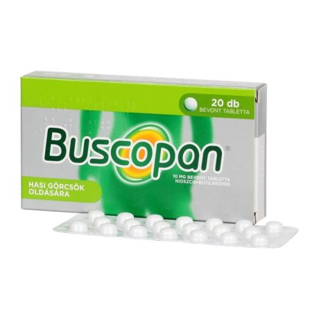 BUSCOPAN 10 mg bevont tabletta 20 db