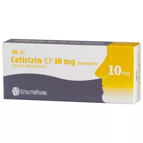 CETIRIZIN HEXAL 10 mg filmtabletta 30 db