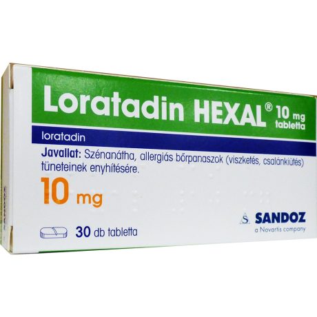 LORATADIN HEXAL 10 mg tabletta 30 db