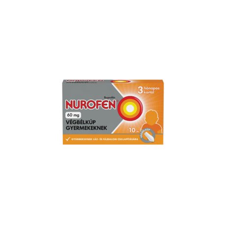 NUROFEN 60 mg végbélkúp gyermekeknek 10 db