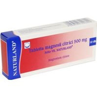 NATURLAND MAGNESII CITRICI 500 mg magnézium-citrát 10 DB