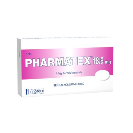 PHARMATEX 18,9 mg lágy hüvelykapszula 6 db