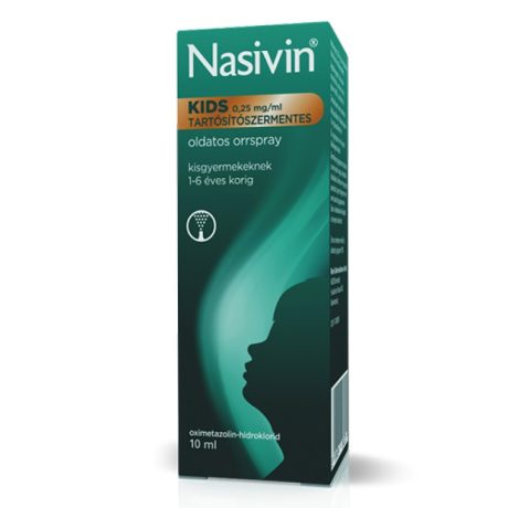 NASIVIN KIDS 0,25 mg/ml tartósítószermentes oldatos orrspray 1 db