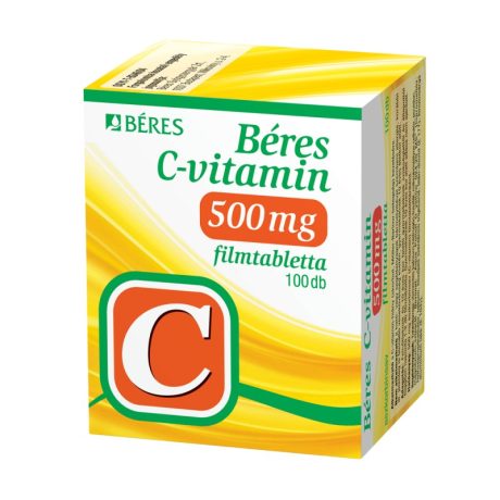 BÉRES C-VITAMIN 500 mg filmtabletta 100 db