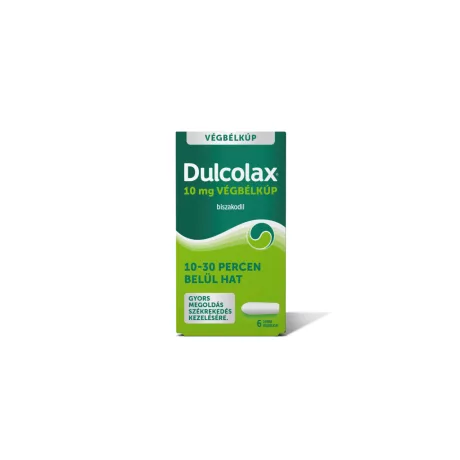 DULCOLAX 10 mg végbélkúp 6 db