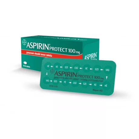 ASPIRIN PROTECT 100 mg gyomornedv-ellenálló bevont tabletta 98 db