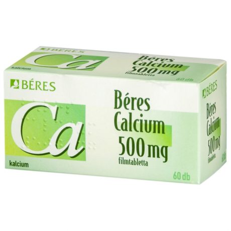 BÉRES CALCIUM 500 mg filmtabletta 60 db