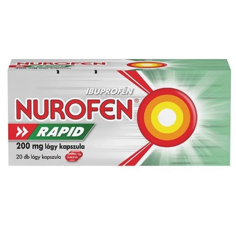 NUROFEN RAPID 200 mg lágy kapszula 20 db