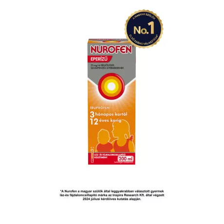 NUROFEN eperízű 20 mg/ml belsőleges szuszpenzió gyermekeknek 200 ml