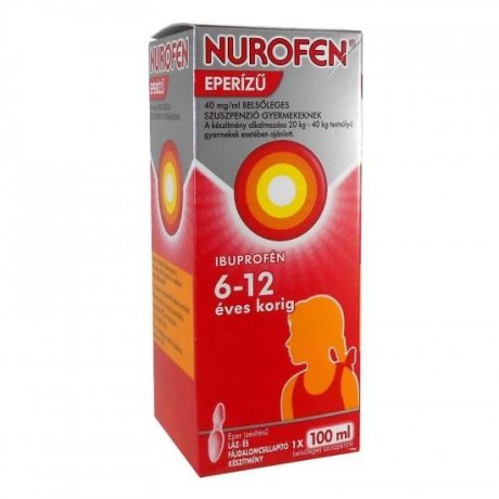 NUROFEN eperízű 40 mg/ml belsőleges szuszpenzió gyermekeknek 100 ml