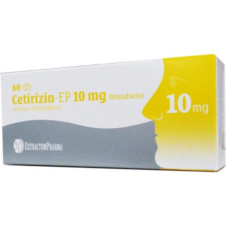 CETIRIZIN-EP 10 mg filmtabletta 60 db