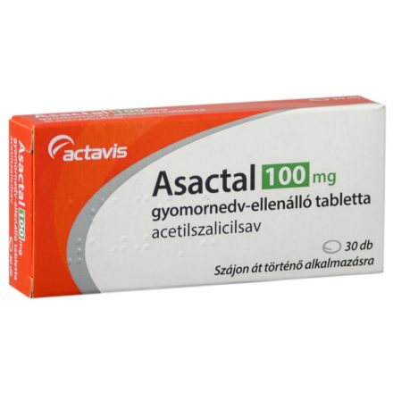 ASACTAL 100 mg gyomornedv-ellenálló tabletta 30 db