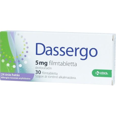 DASSERGO 5 mg filmtabletta 30 db