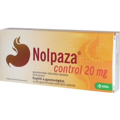 NOLPAZA CONTROL 20 mg gyomornedv-ellenálló tabletta 14 db