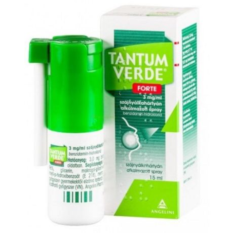 TANTUM VERDE FORTE 3 mg/ml szájnyálkahártyán alkalmazott spray 1 doboz