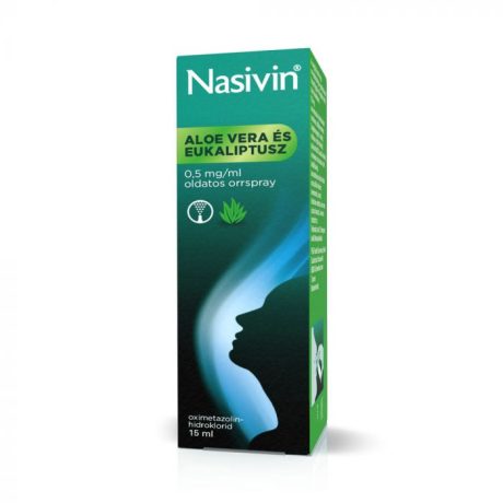 NASIVIN Aloe Vera és Eukaliptusz 0,5 mg/ml oldatos orrspray 15 ml