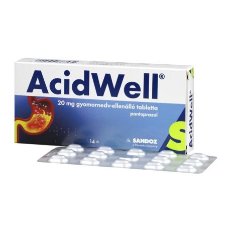ACIDWELL 20 mg gyomornedv-ellenálló tabletta 14 db