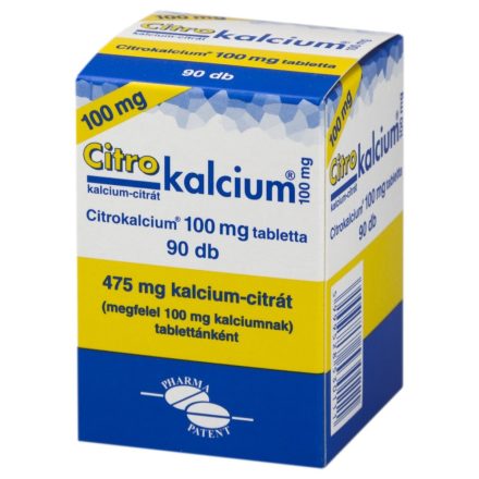 CITROKALCIUM 100 mg tabletta 90 db