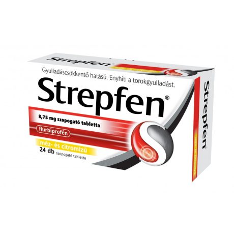 STREPFEN 8,75 mg méz-citrom izű szopogató tabletta 24 db