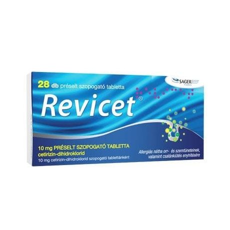 REVICET 10 mg préselt szopogató tabletta 28 db