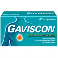 GAVISCON BORSMENTA izű rágótabletta 48 db