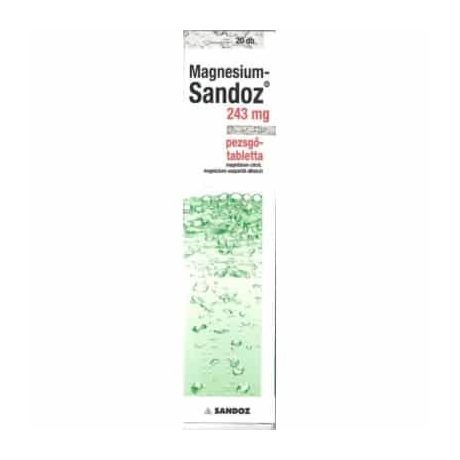 MAGNESIUM-SANDOZ 243 mg pezsgőtabletta 20 db