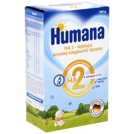 HUMANA HA 2 2x250 g tejalapú kiegészítő tápszer 2 db