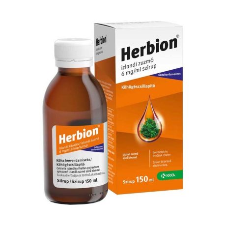 HERBION izlandi zuzmó 6 mg/ml szirup 1 doboz