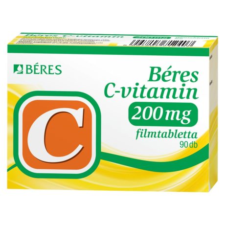 BÉRES C-VITAMIN 200 mg filmtabletta 90 DB