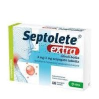   SEPTOLETE EXTRA citrom-bodza 3 mg/1 mg szopogató tabletta 16 DB