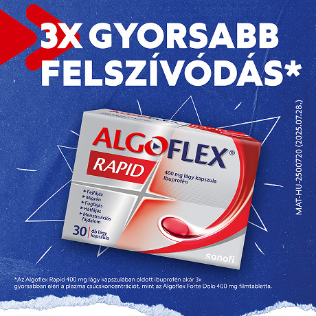ALGOFLEX RAPID 400 mg lágy kapszula 30 db - medicinanet.hu g
