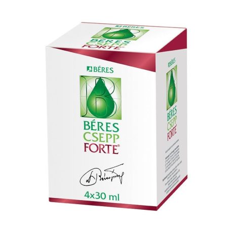 BÉRES CSEPP FORTE belsőleges oldatos cseppek 4x30 ml