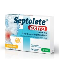   SEPTOLETE EXTRA citrom-méz 3 mg/1 mg szopogató tabletta 16 db