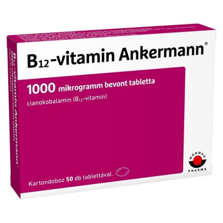 B12-VITAMIN ANKERMANN 1000 mcg bevont tabletta 50 db