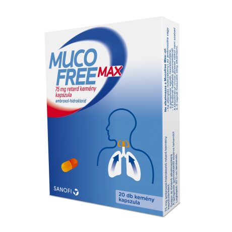Mucofree Max 75 mg retard kemény kapszula 20 db