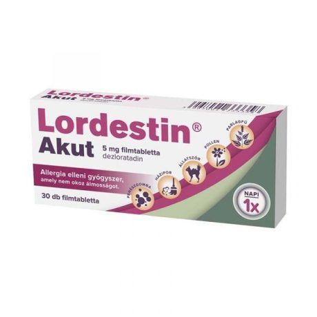 LORDESTIN AKUT 5 mg filmtabletta 30 db