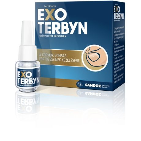 EXOTERBYN gyógyszeres körömlakk 1x3,3ml