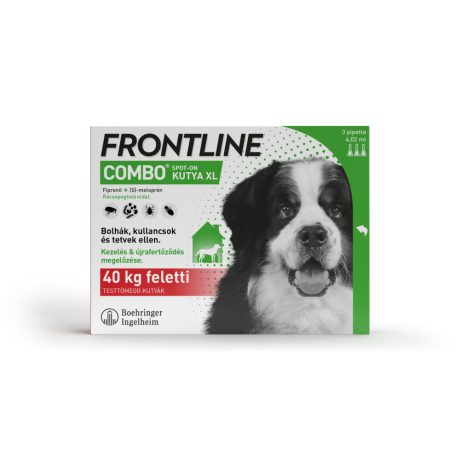 FRONTLINE Combo rácsepegtető oldat kutyának XL (40+ kg) 3x
