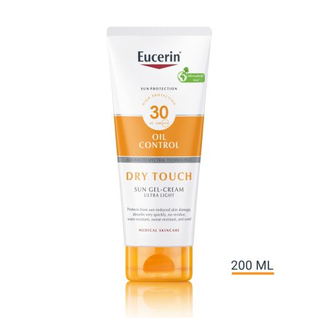 EUCERIN SUN oil control dry touch napozó krém testre FF30 200 ml
