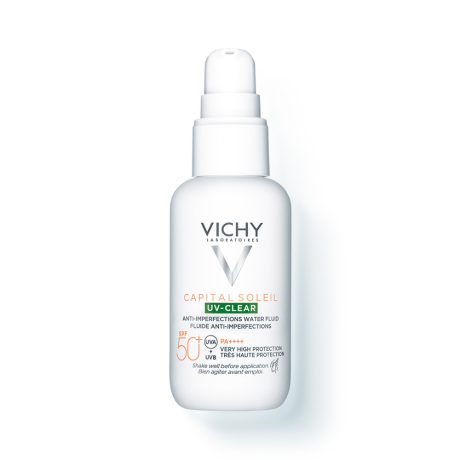 VICHY CAPITAL SOLEIL UV-CLEAR fluid bőrhibák ellen SPF50+ 40ml