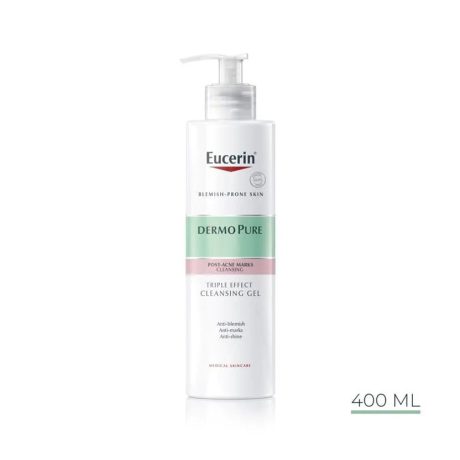 EUCERIN DERMOPURE hármashatású mélytisztító zselé 400 ml