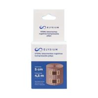   ELYSIUM steril, latexmentes, rugalmas kompressziós pólya 5 cm x 4,5 m